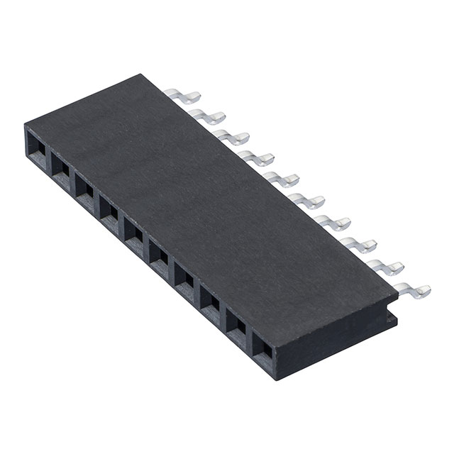 CONN RCPT 10P 0.079 GOLD SMD R/A【M22-6541042R】