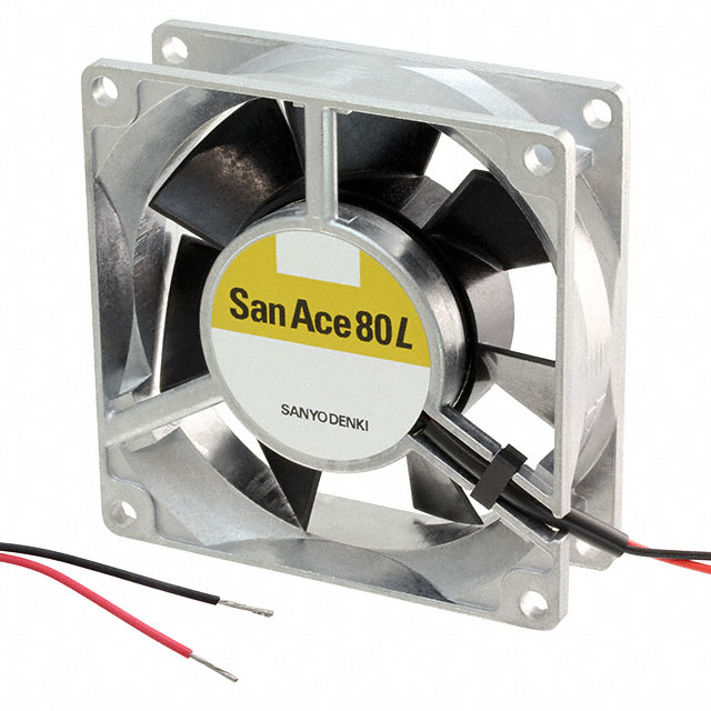 【109L0824H402】FAN AXIAL 80X25MM 24VDC WIRE