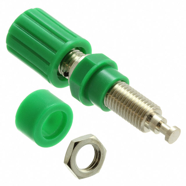 【CT2232-5】CONN BIND POST KNURLED GREEN