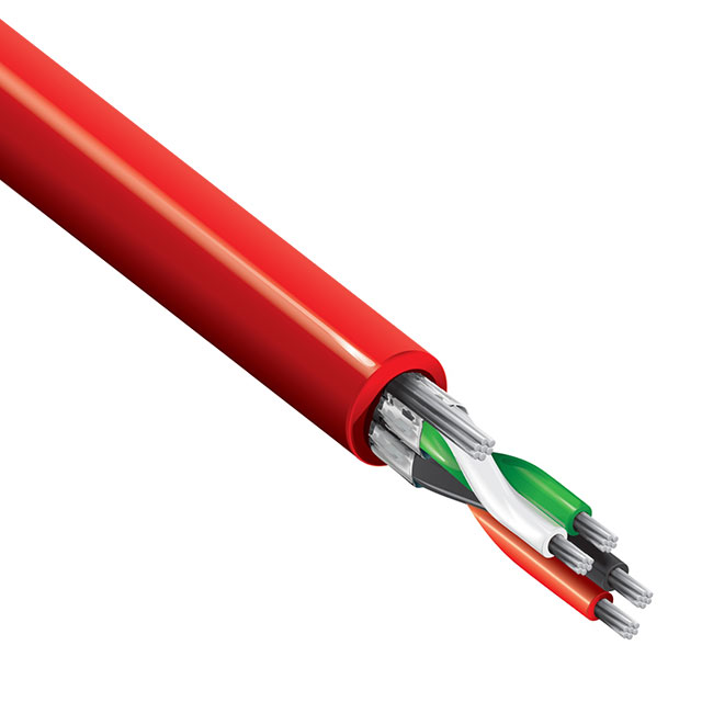 MULTI-PAIR 4COND 22AWG RED【88723 002500】