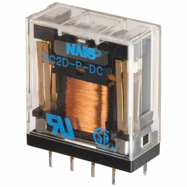 【NC2D-P-DC24V】RELAY GEN PURPOSE DPDT 5A 24V