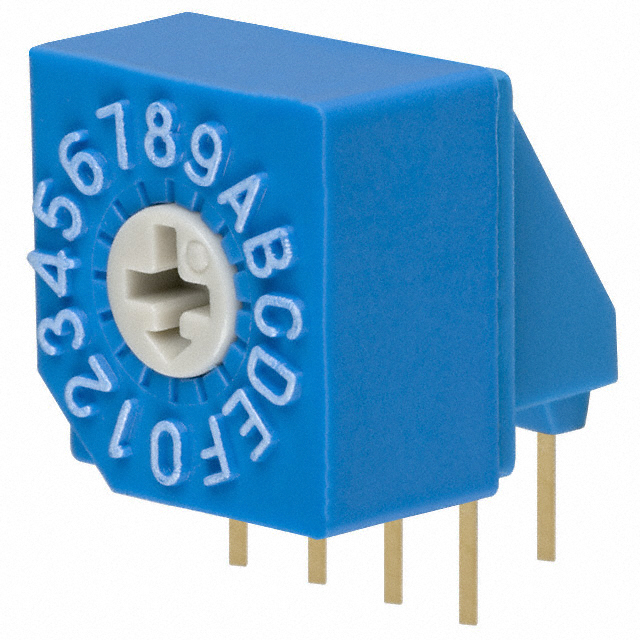 SW ROTARY DIP HEX COMP 0.1A 5V【S-1031A】
