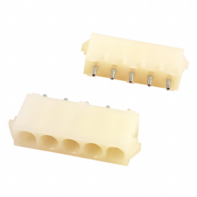 【640467-1】CONN HDR 5POS 0.25 TIN PCB