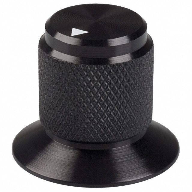 【OESA-50-4-5】KNOB KNURLED W/SKRT 0.250" METAL