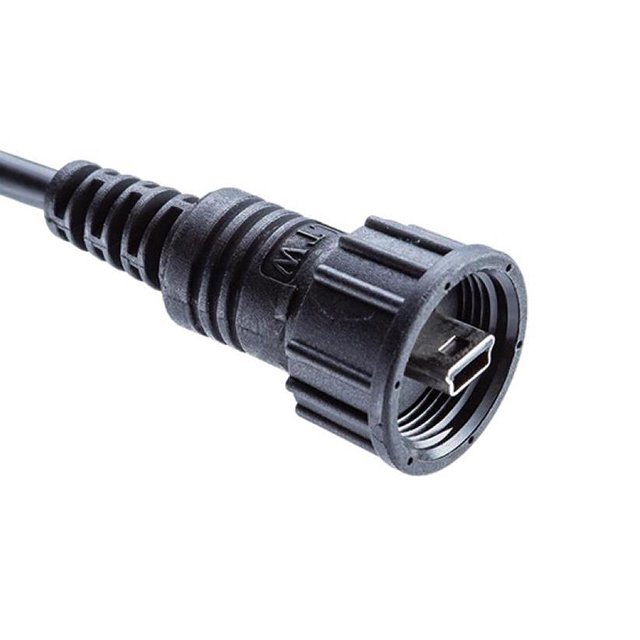 CBL USB2.0 MIN B PLG-OPN W/COUPL【NUB-20AFMM-SL7A01】