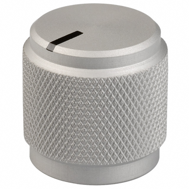 【OEDL-63-1-7】KNOB KNURLED 0.236" METAL