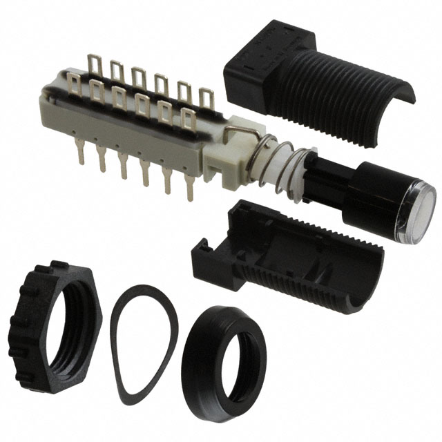 【ZFAFA200BKGN4UEE】SWITCH PUSH 4PDT 0.5A 125V[バルク]