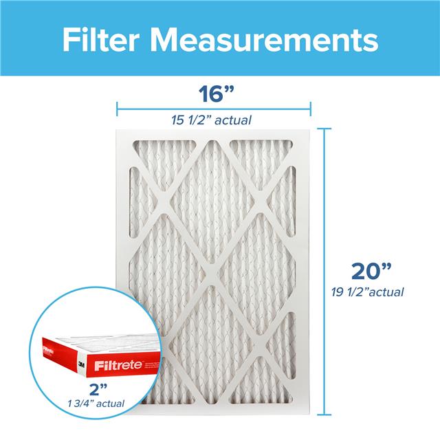 【NADP00-2IN-4 1000 MPR】FILTRETE ELECTROSTATIC AIR FILTE