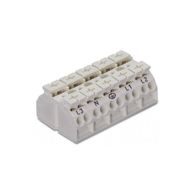 TERM BLK 5POS WHITE【862-8615】