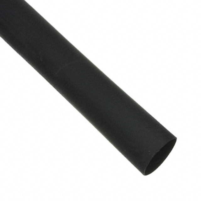 【Q2-F3X-1/4-01-SS250FT】HEATSHRINK POLY 1/4" BLK FOOT