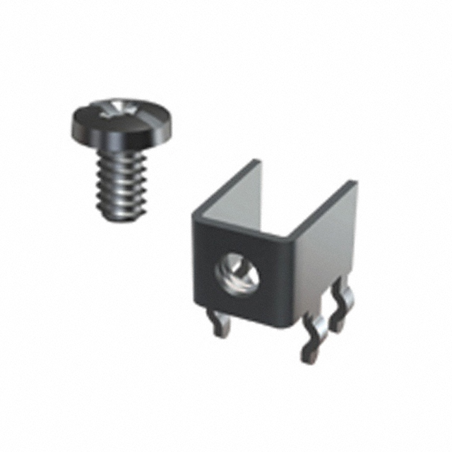 TERM SCREW 6-32 4 PIN PCB RA【7690-3】