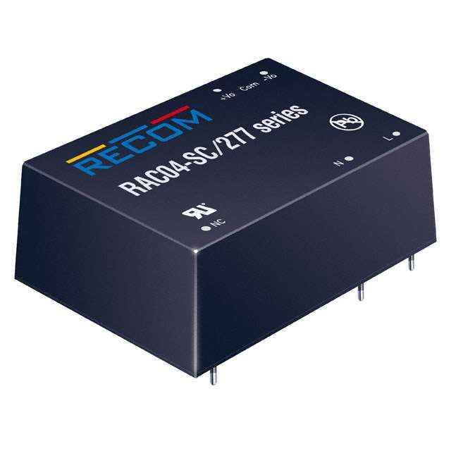 【RAC04-15SC/277】AC/DC CONVERTER 15V 4W