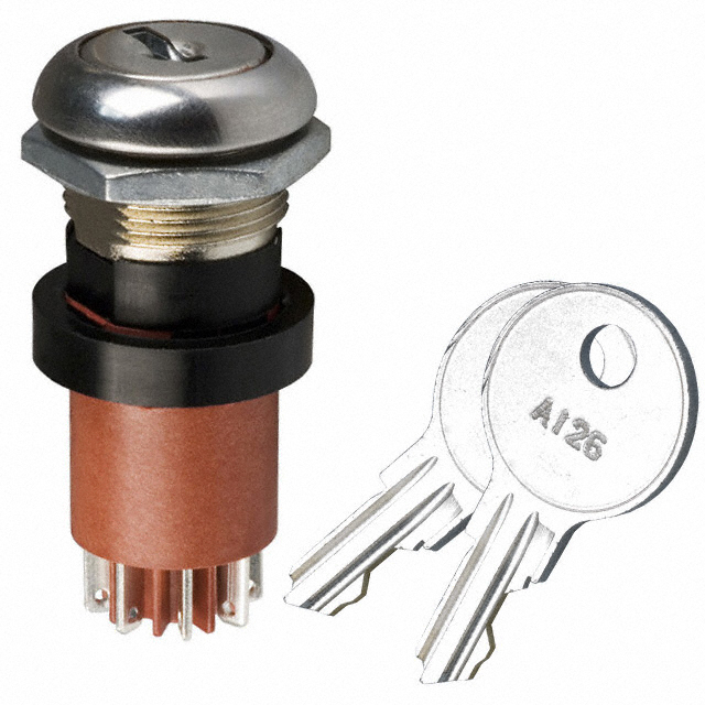 SWITCH KEYLOCK 3POS DP3T 4A 125V【W200132C205AQ】