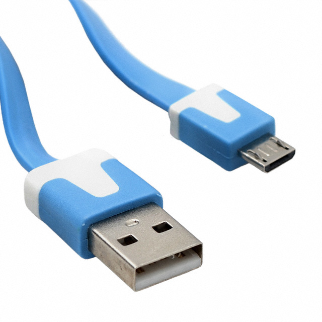 【VA-FC-1M-BLW】CABLE USB A-MICRO B 1M BLW/WHT