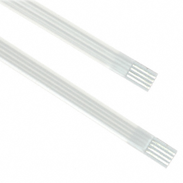 【050R4-127B】CABLE FFC/FPC 4POS 0.5MM 5"