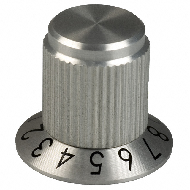 【SC-50-3-7】KNOB KNURLED W/SKRT 0.236" METAL