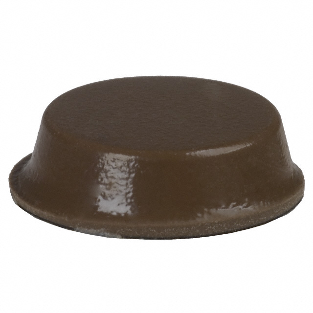 【SJ-5012 (BROWN)】BUMPER CYLINDRICAL 0.5" DIA BRN