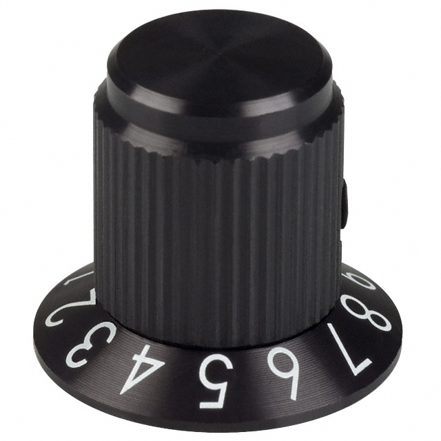 【SC-50-4-7】KNOB KNURLED W/SKRT 0.236" METAL