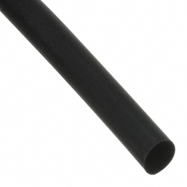 【Q2-F-3/16-01-SS500FT】HEATSHRINK POLY 3/16" BLACK FOOT
