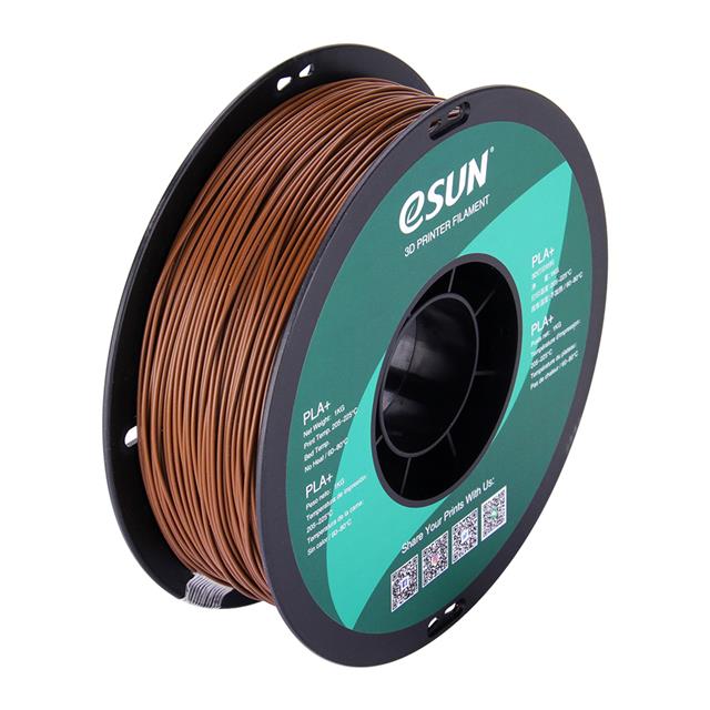 【PLA+175C1】ESUN PLA+(1.75MM,1000G)BROWN[箱]