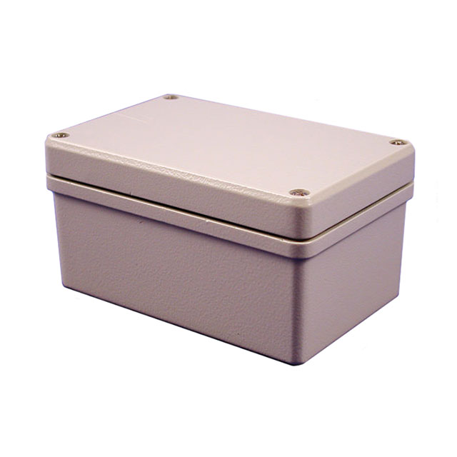 Box R111 BOX ALUM GRAY 10.476