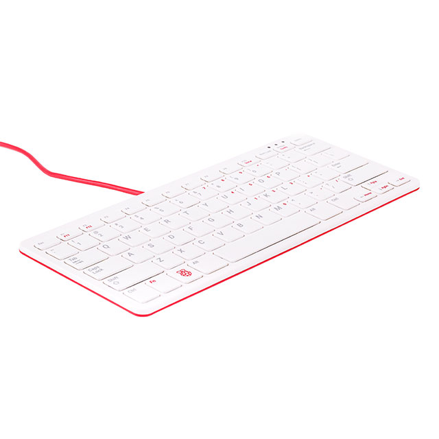 【SC0167】RASPBERRY PI KEYBOARD (US) RED