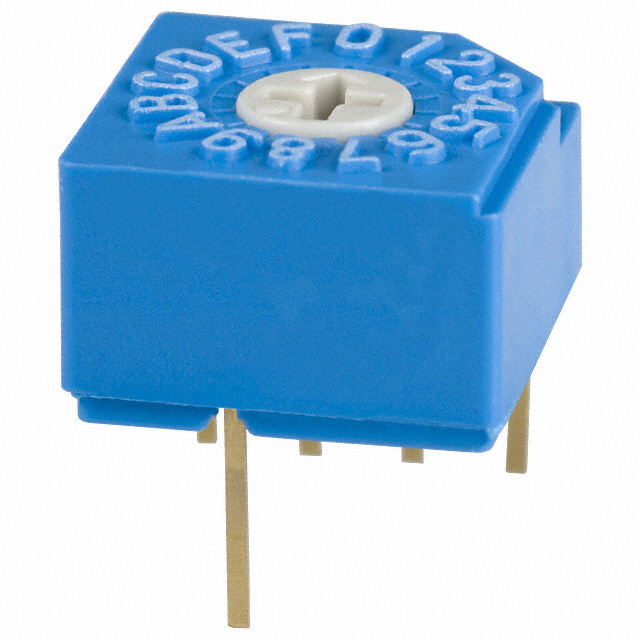【S-1010A】SWITCH ROTARY DIP HEX 0.1A 5V