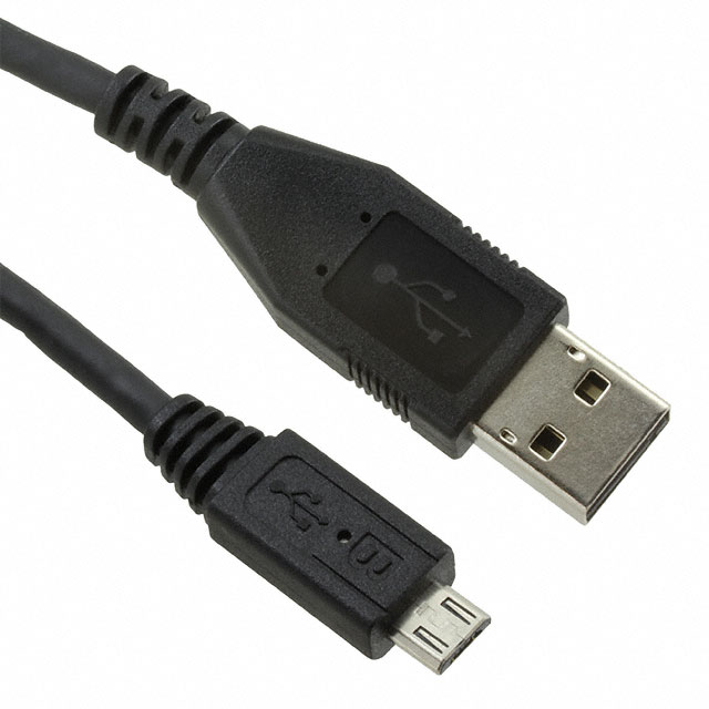 【ZX40-B-5S-1500-STDA(30)】CBL USB2.0 A PLG-MCR B PLG 4.92'