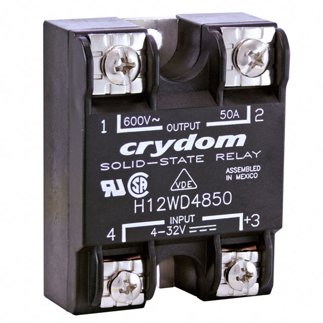 【H12WD4850G-7332】RELAY SSR 48-660VAC 50A