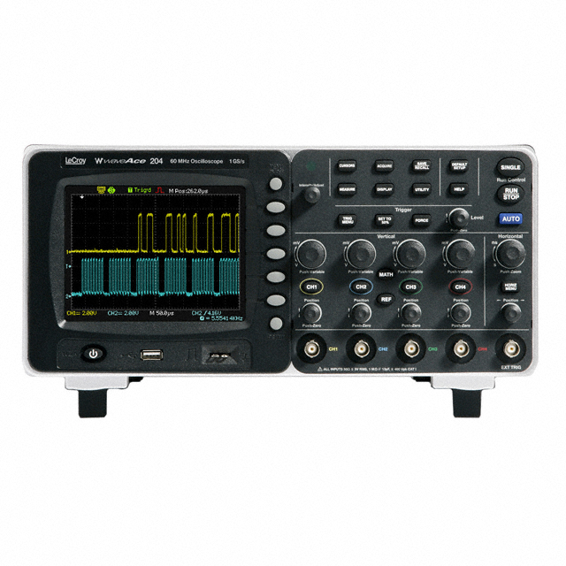【WAVEACE 204】DGTL O-SCOPE 60MHZ 4CH 1GS/S