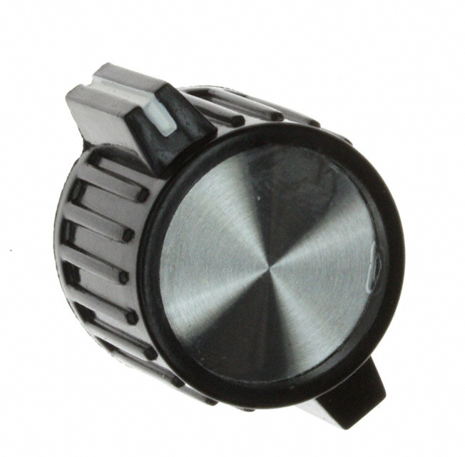 【PKGP70B1/4】KNOB RIBBED 0.250" PLASTIC