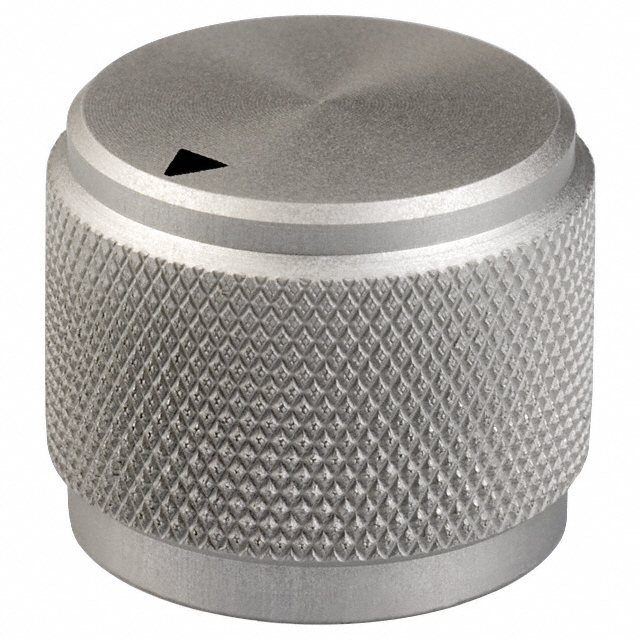 【OEDA-75-1-5】KNOB KNURLED 0.250" METAL