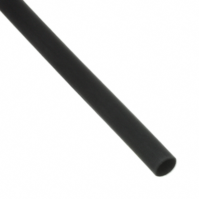 【Q2-F-3/32-01-SS500FT】HEATSHRINK 0.093" BLACK FOOT