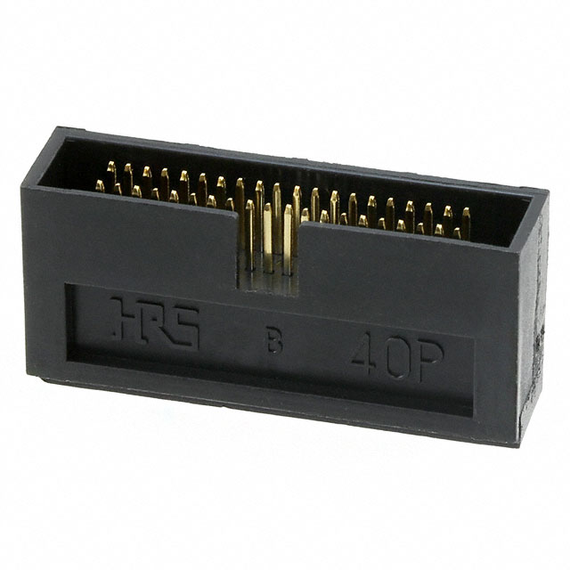 【HIF6A-40PA-1.27DS(71)】CONN HEADER R/A 40POS 1.27MM