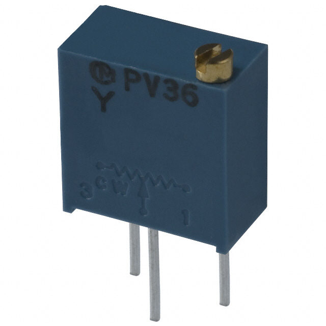 【PV36Y100C01B00】TRIMMER 10 OHM 0.5W PC PIN TOP