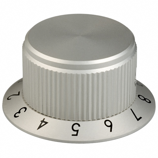 【SC-90-3-7】KNOB KNURLED W/SKRT 0.236" METAL