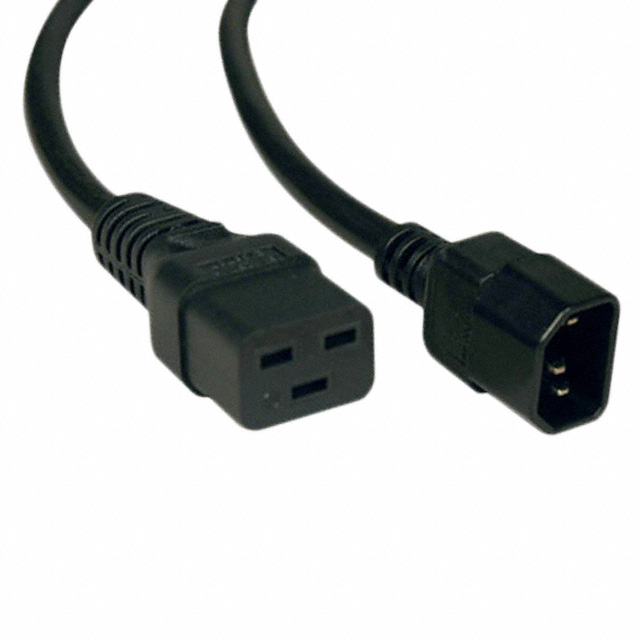 CORD 14AWG IEC320C14 - 320C19 2'【P047-002】