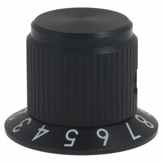 【SC-63-4-7】KNOB KNURLED W/SKRT 0.236" METAL