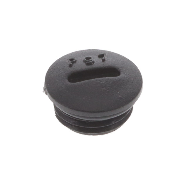 【HPP7 BK080】HOLE PLUG 0.492" POLYAMIDE 6 BLK