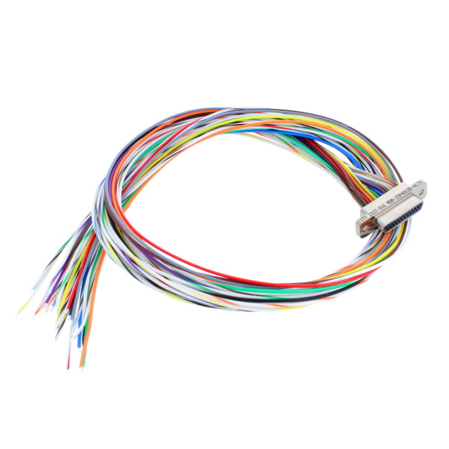 【MDM-25PH003B-A174】CABLE ASSY D-MIC-D 25P 457.2MM