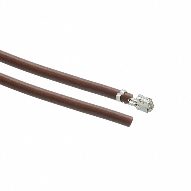 【0502128000-12-N6】12" PRE-CRIMP 3049 BR001 BROWN[バルク]