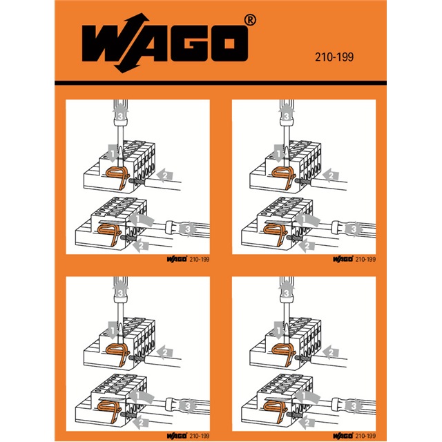 STICKERS FOR OPERATING INSTRUCTI【210-199】