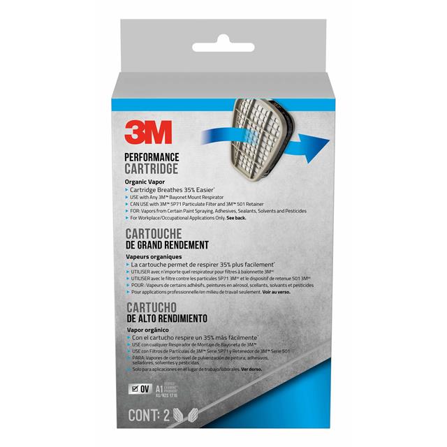 【6001P2-DC】3M PERFORMANCE CARTRIDGE ORGANIC