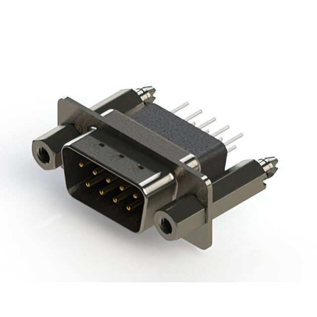 CONN D-SUB PLUG 9POS VERT SOLDER【627-009-341-077】
