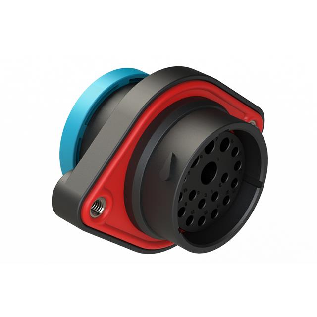 18 POSITION PANEL MOUNT RECEPTAC【AHDP02-24-18SR-BRA】