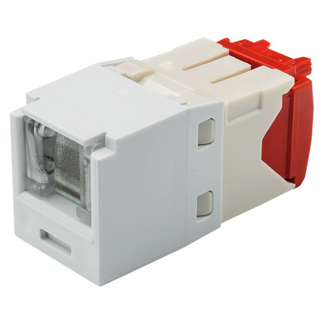 【CJH5E88TGWH】CAT 5E SPRING SHUTTERED JACK, TG[バルク]