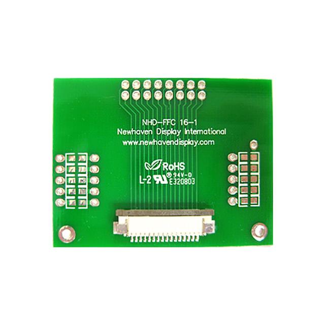 【NHD-FFC16-1】PCB ADAPTER 16P 1MM FFC-THRUHOLE
