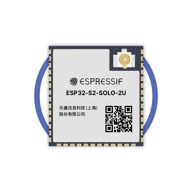 RF TXRX MODULE WIFI U.FL SMD【ESP32-S2-SOLO-2U-N4R2】
