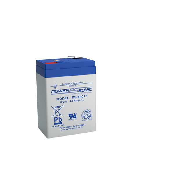 BATTERY LEAD ACID 6V 4.5AH【PS-640 F1】
