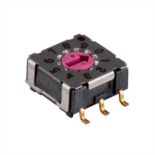 【RDS-10S-74385-SMT-TR】SWITCH ROTARY DIP BCD 0.1A 42V [digi-reel品]
